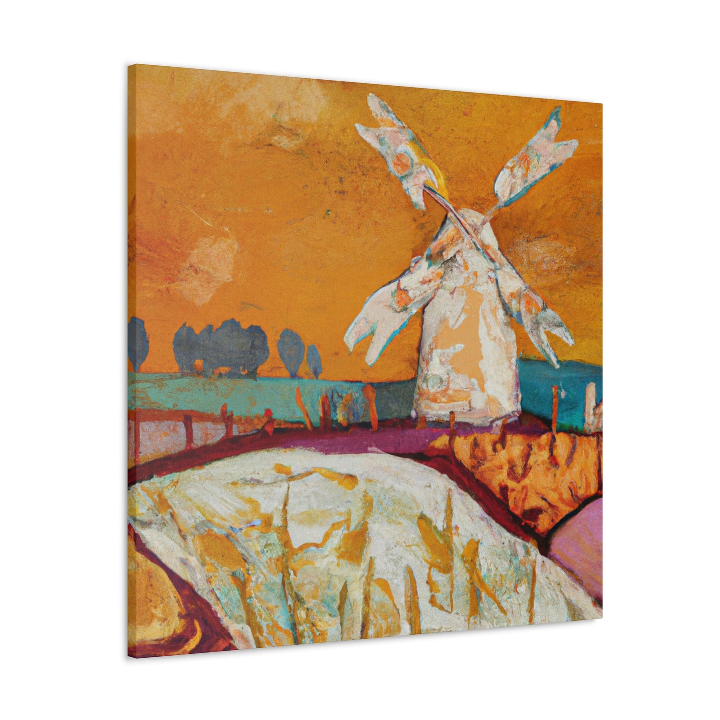 Windmill In Motion - Canvas