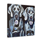 Weimaraner Wonderment. - Canvas