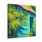 Vibrant Brushstroke Symphony - Canvas