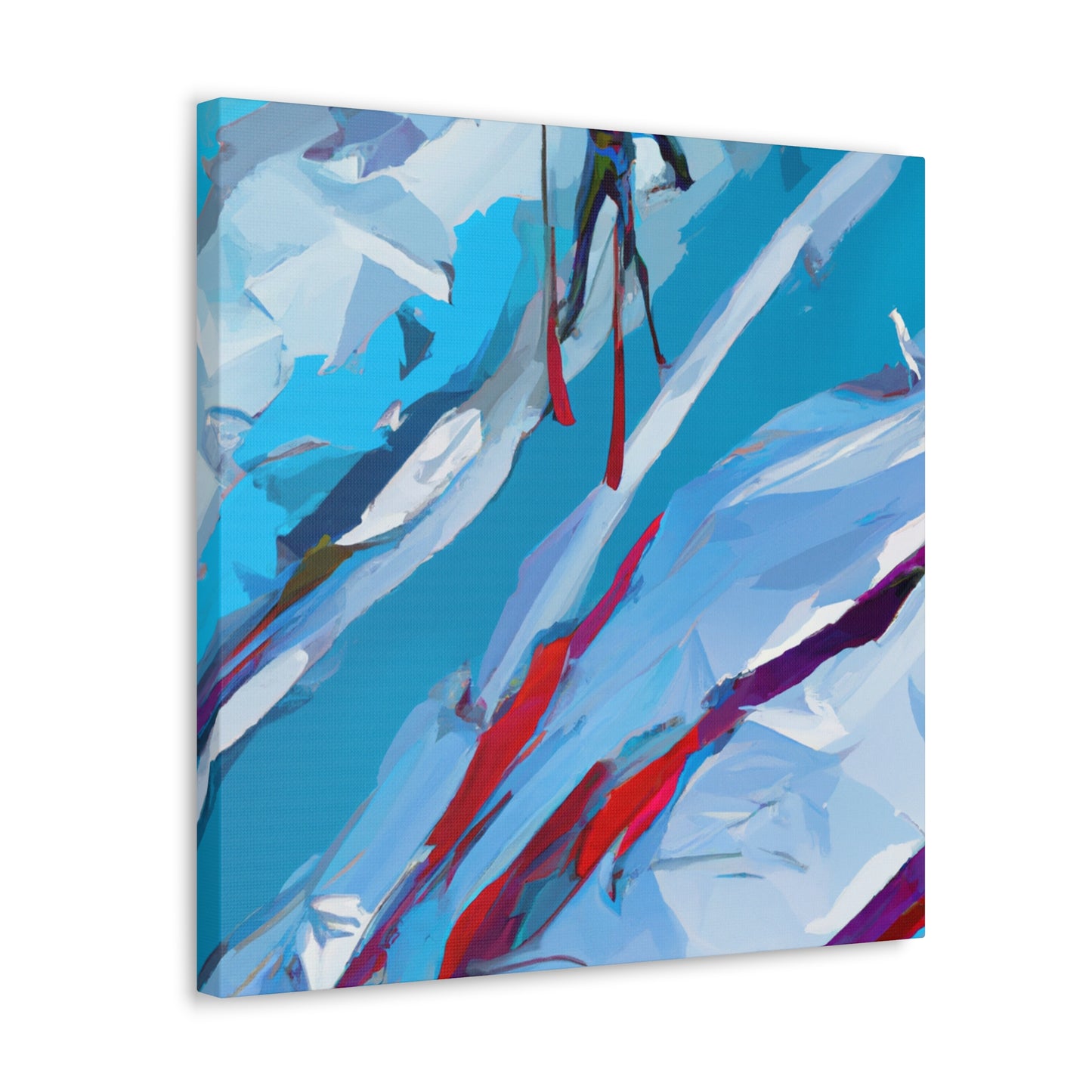 Skiing in Splendor - Canvas