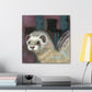 Ferret's Flurried Flight - Canvas