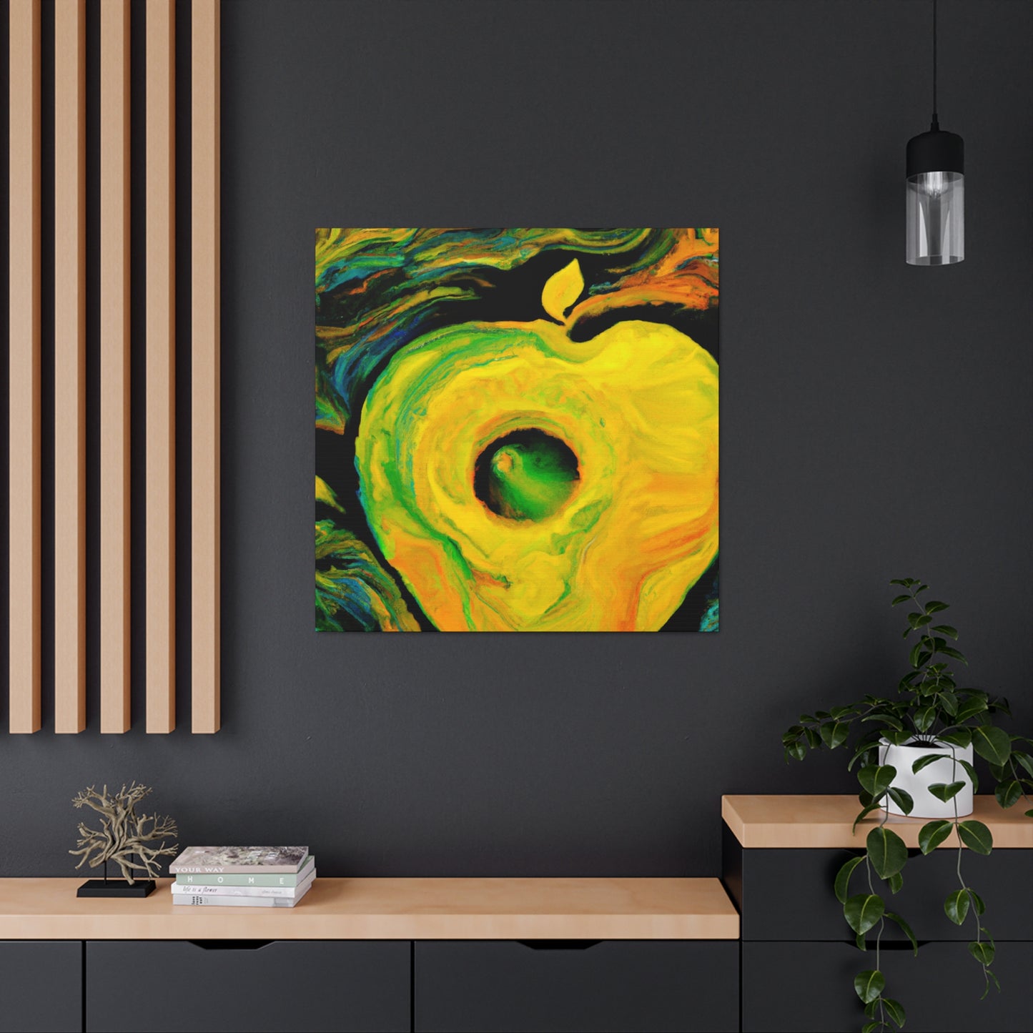 "Lemon Landscape Lushness" - Canvas