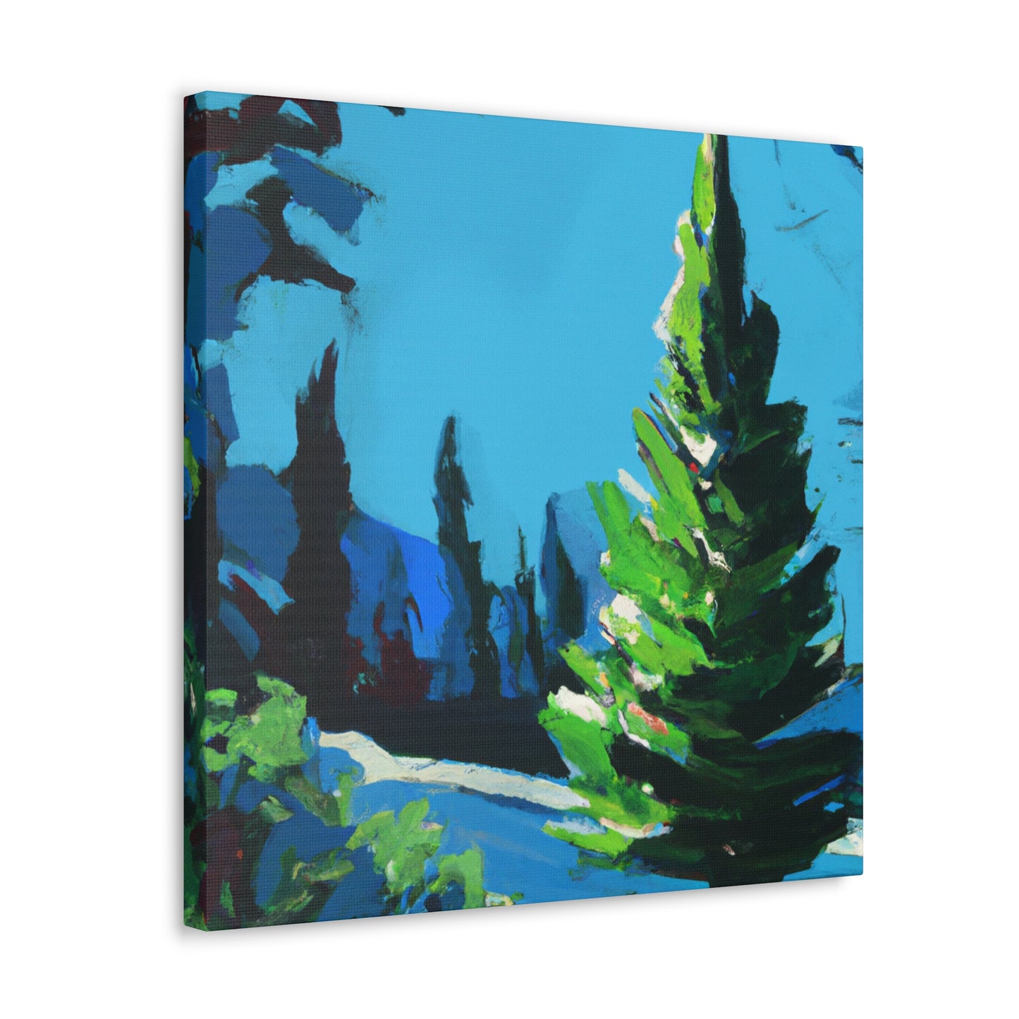 Pine Tree in Spring - Canvas