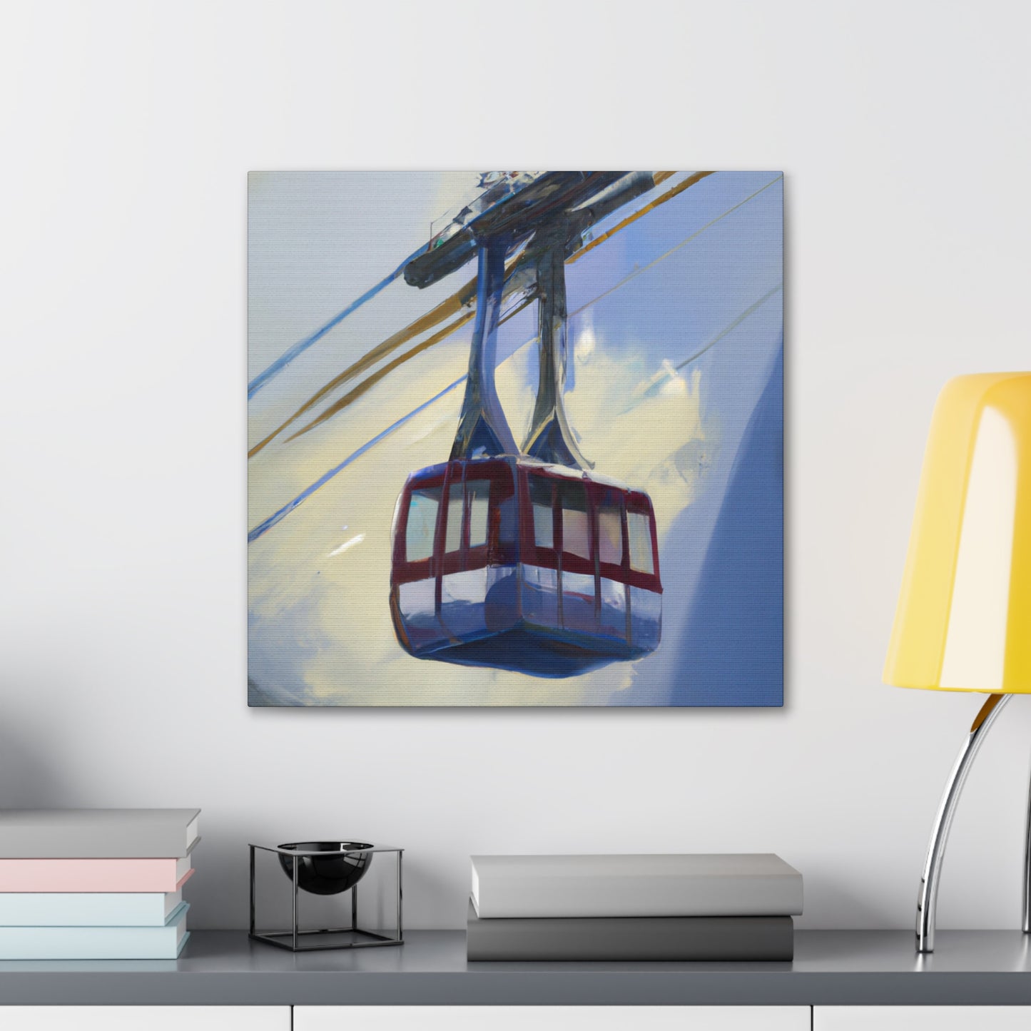 Cable Car Dreamsscape - Canvas