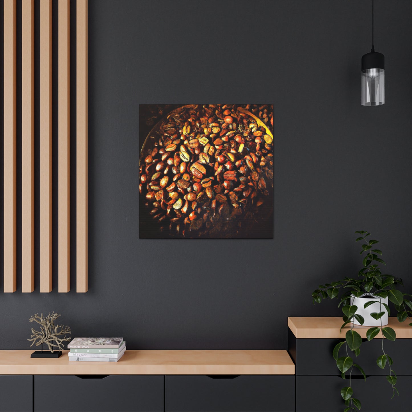 Coffee Beans Harvested - Canvas