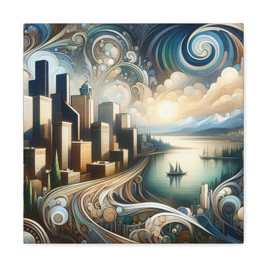 Emerald City Elegance - Canvas