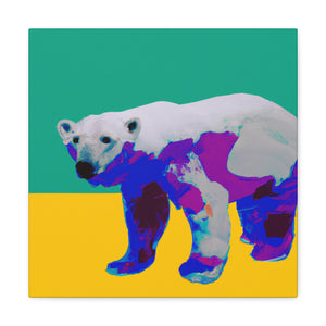 Polar Bear Pop Art - Canvas