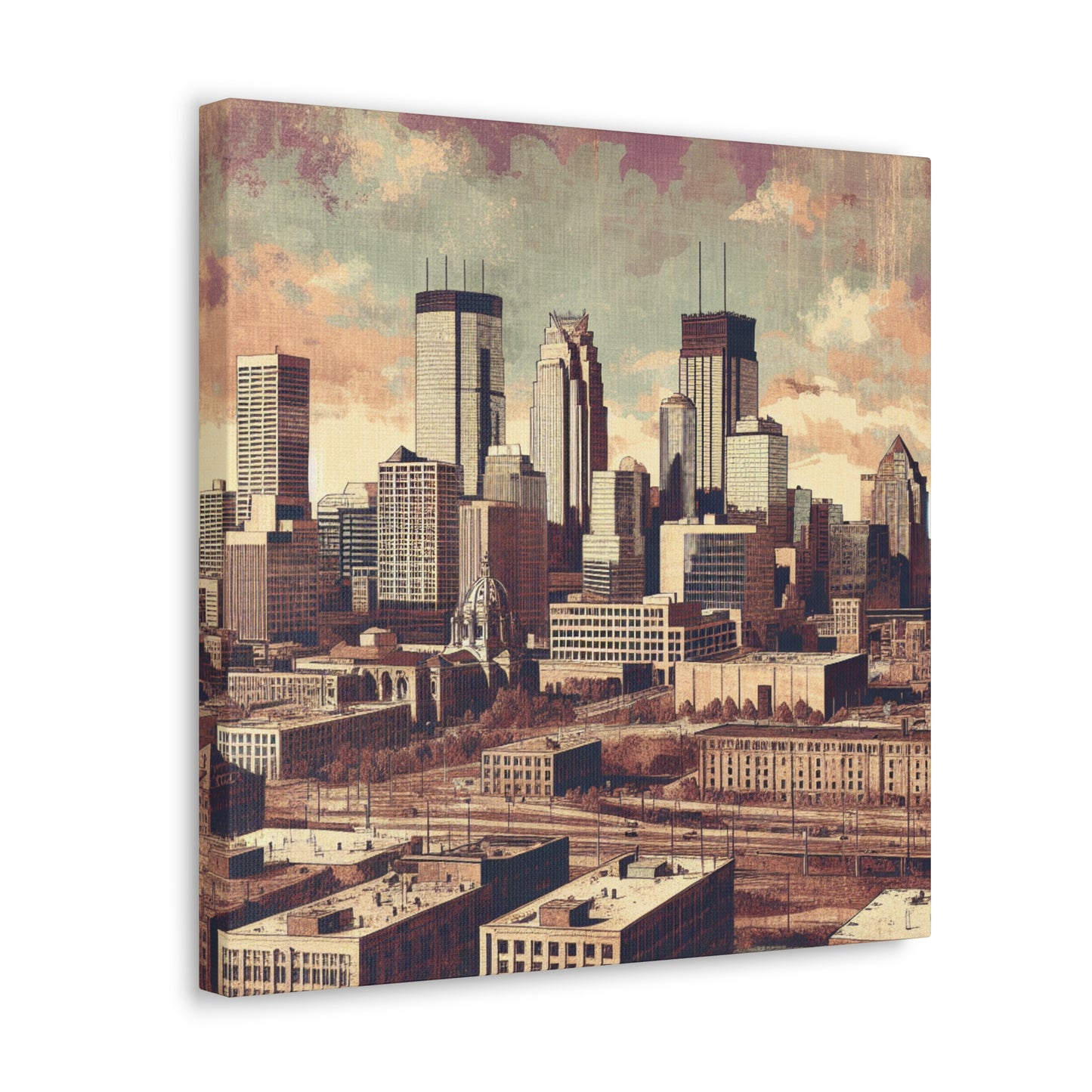 Urban Magnificence Unveiled - Canvas