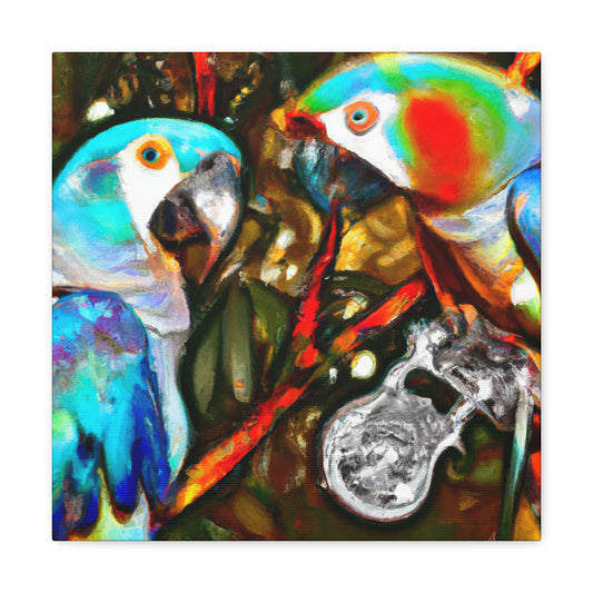 Macaws in Dreamland - Canvas