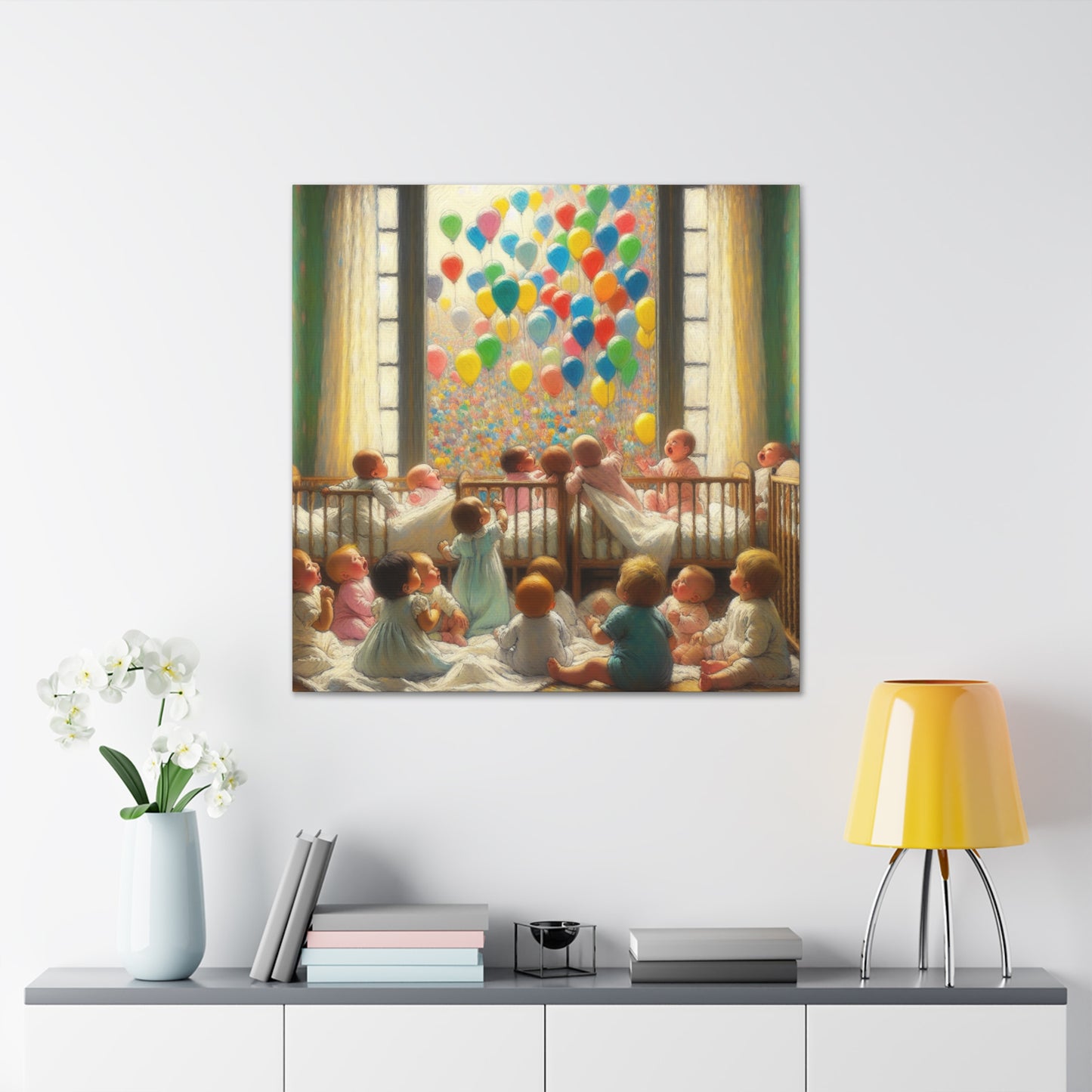 Whimsical Balloon Soiree - Canvas