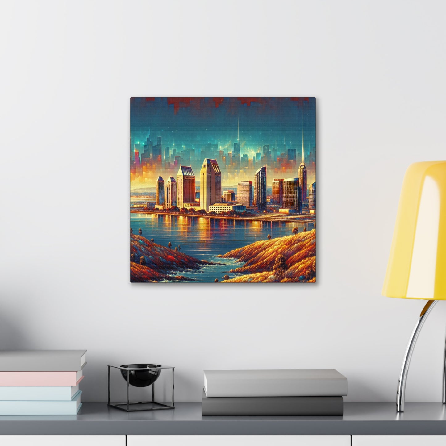 Golden Horizon of California - Canvas