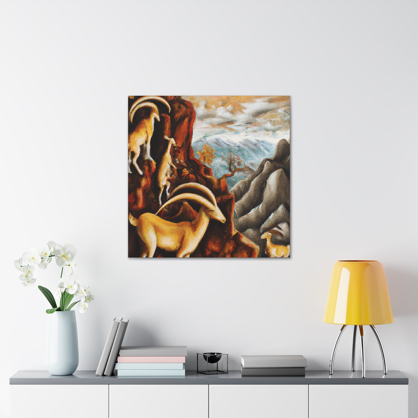 Ibex in Dreamscape - Canvas