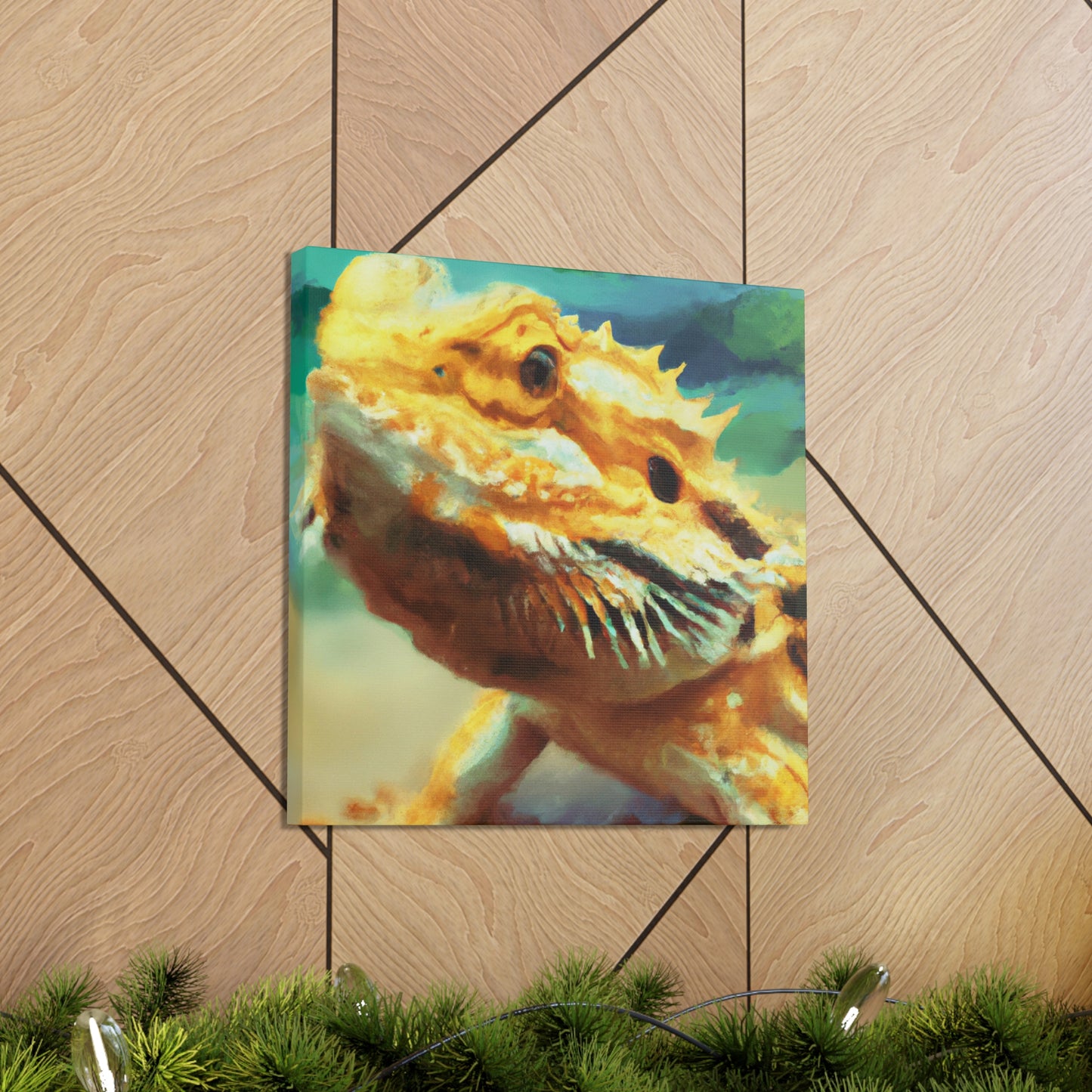 Bearded Dragon Majesty - Canvas