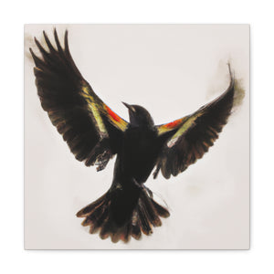 Red-winged Melodious Song - Canvas