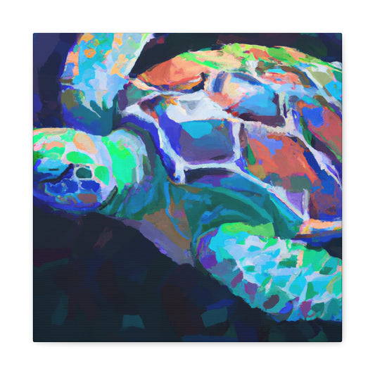 "Sea Turtle's Brilliant Hue" - Canvas