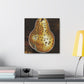 "Pear-y Steampunk Charm" - Canvas