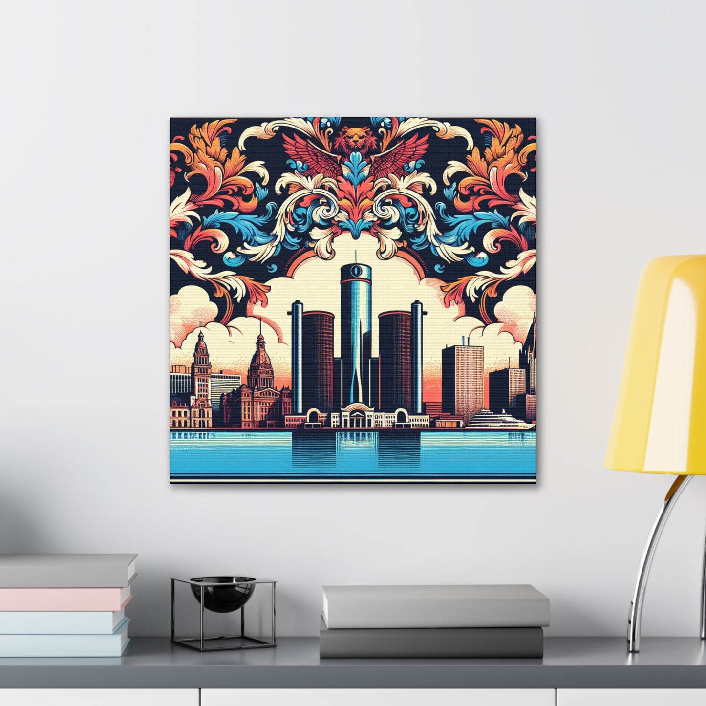 "Enchanting Detroit Reverie" - Canvas