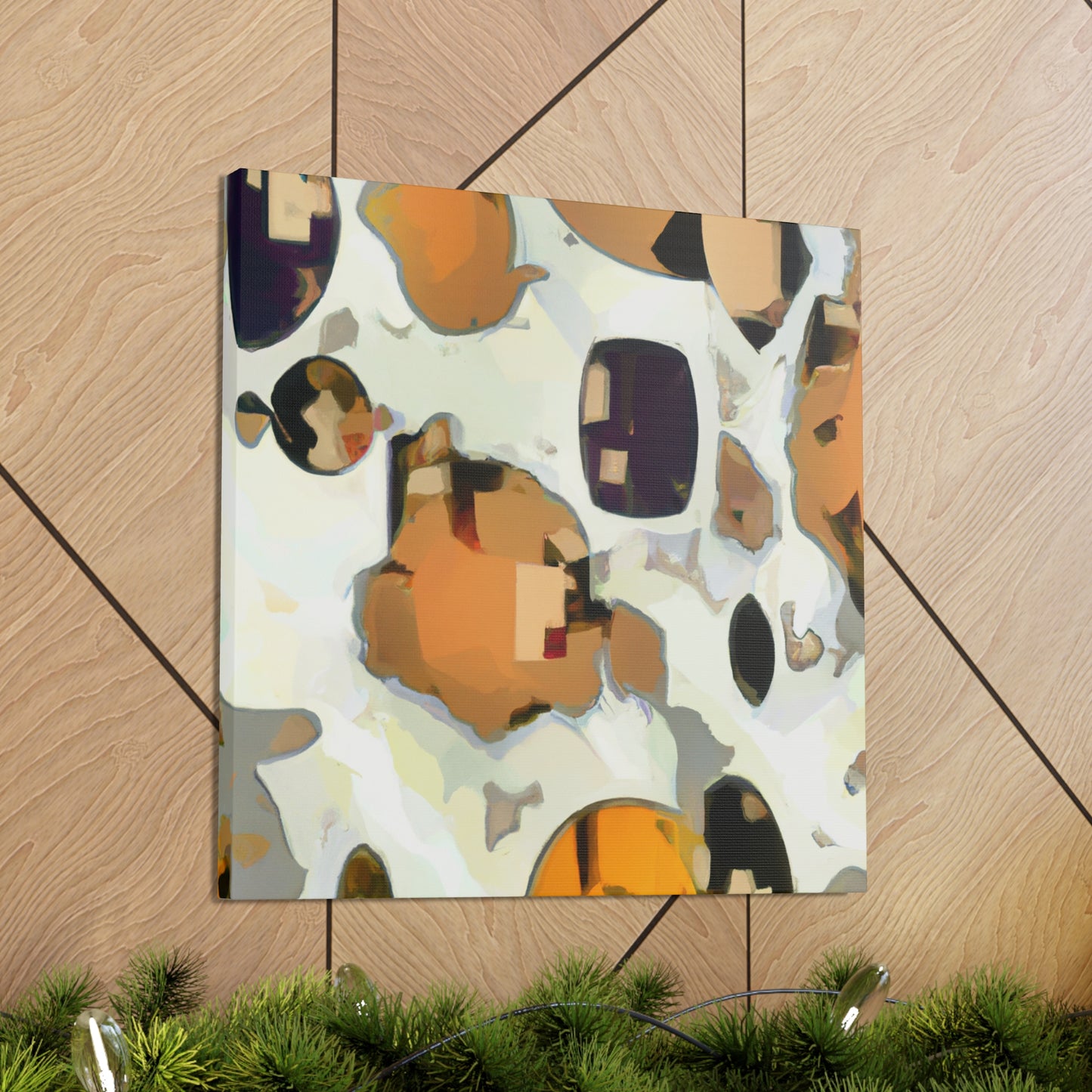 "Teacups in Reflection" - Canvas