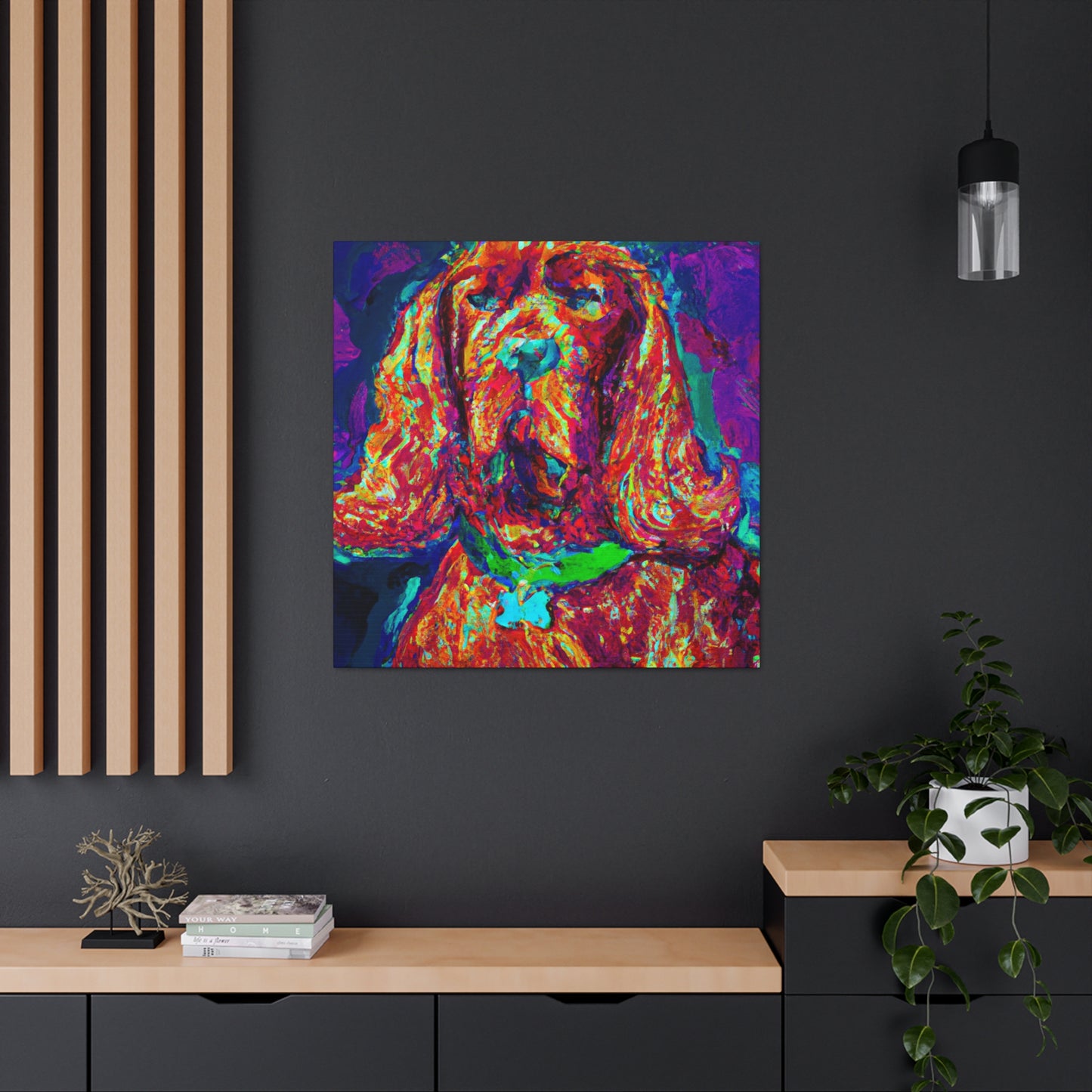 "Irish Setter Impressionism" - Canvas