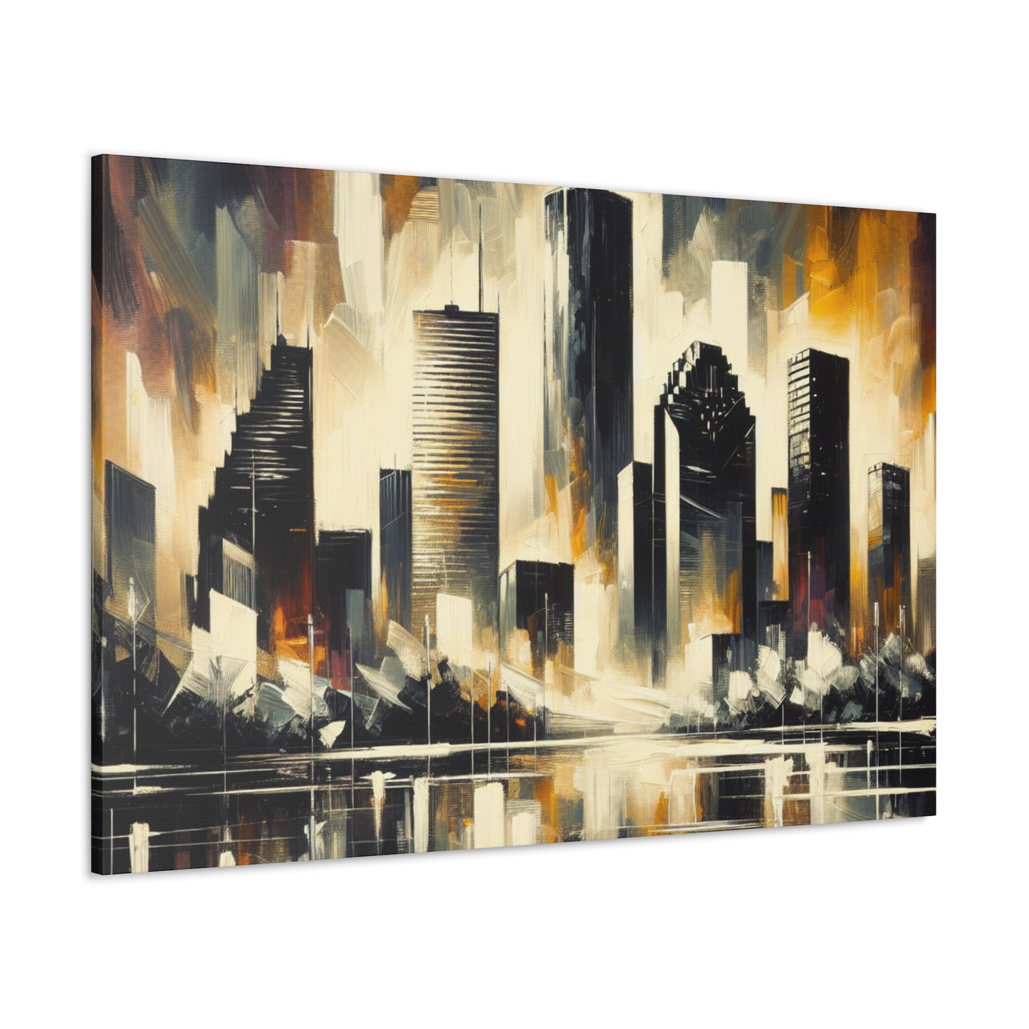 "Dynamic Urban Horizons" - Canvas