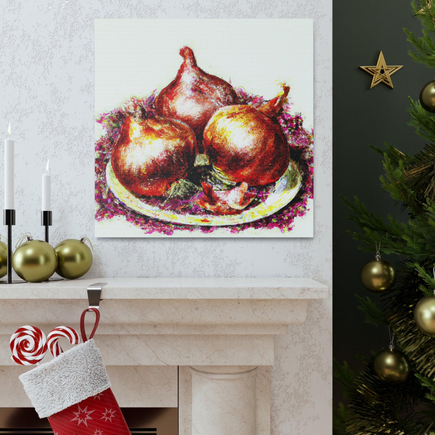 Onion in Rococo Style - Canvas