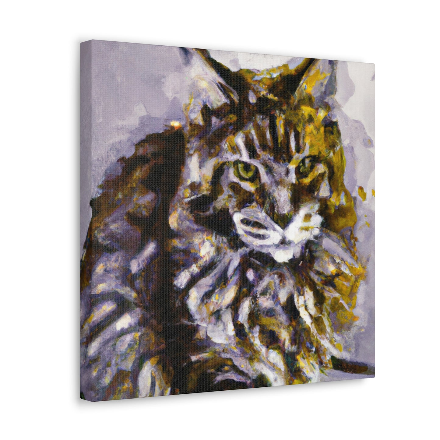 Maine Coon Expressionism - Canvas