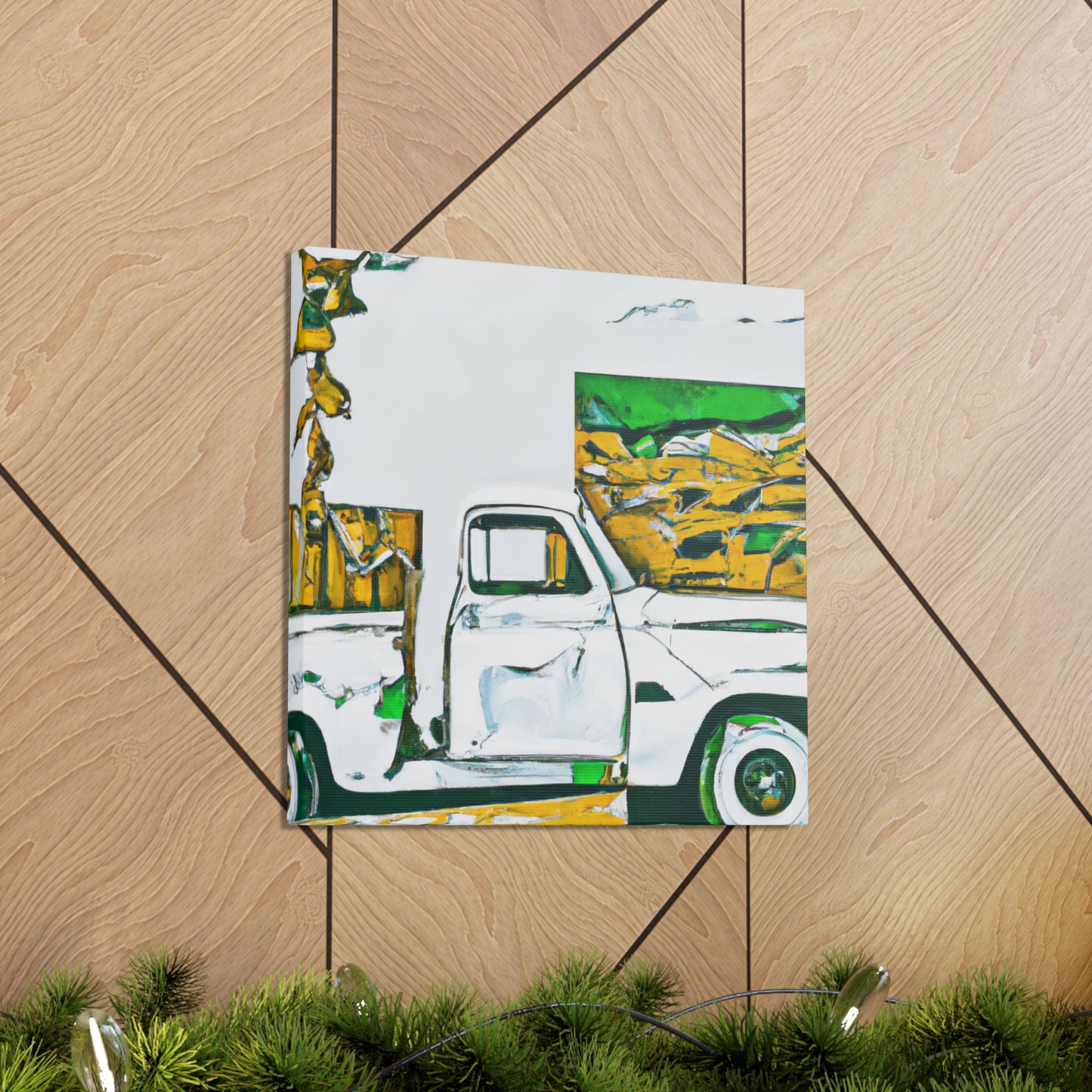 "Aging Pickup Solitude" - Canvas