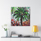 Palm Tree Paradise Scene - Canvas