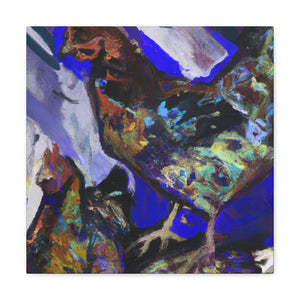 Chicken in Abstraction - Canvas