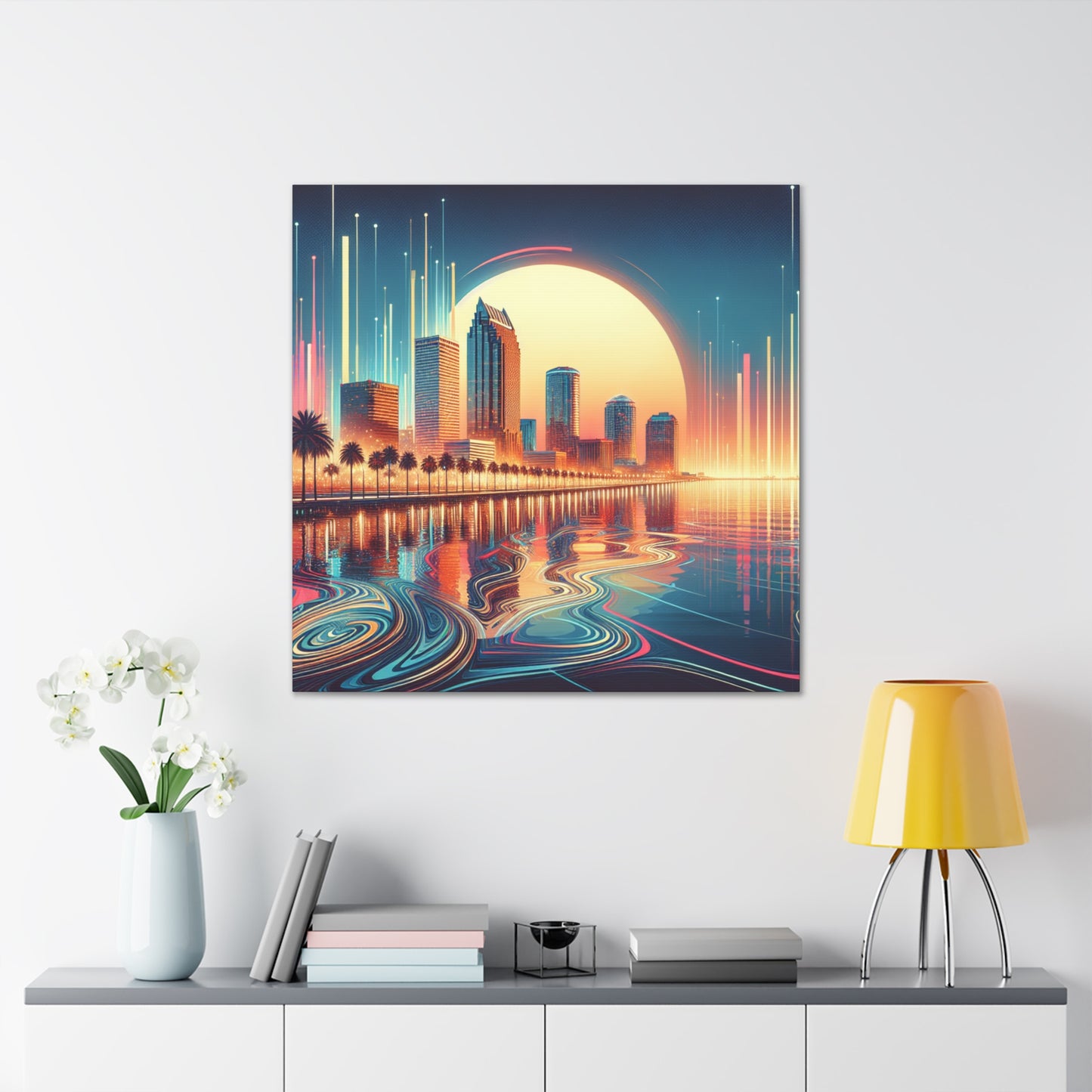 "Transcending Tampa's Essence" - Canvas