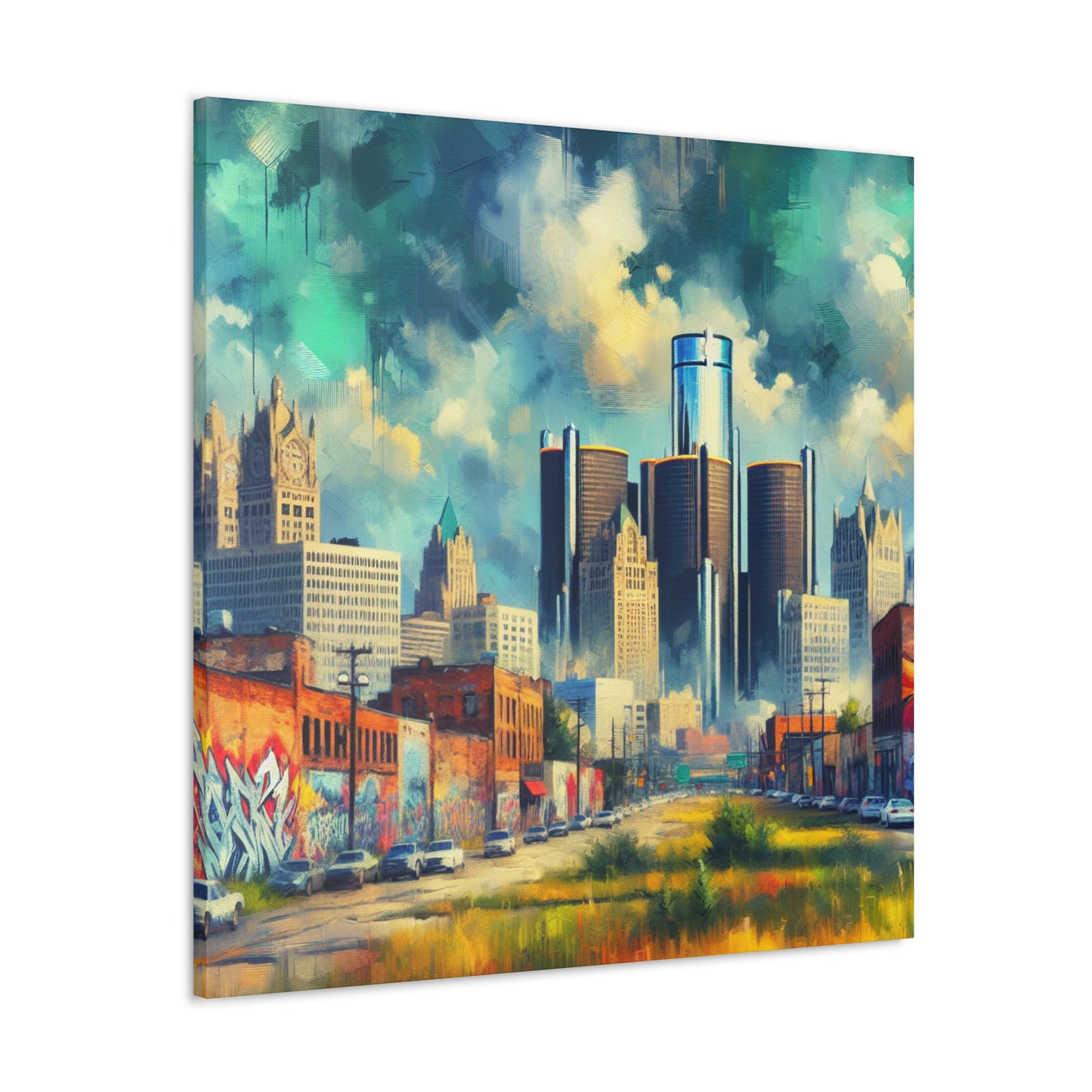 "Motor City Renaissance" - Canvas