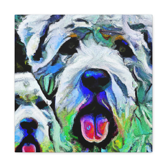 "Majestic White Great Pyrenees" - Canvas