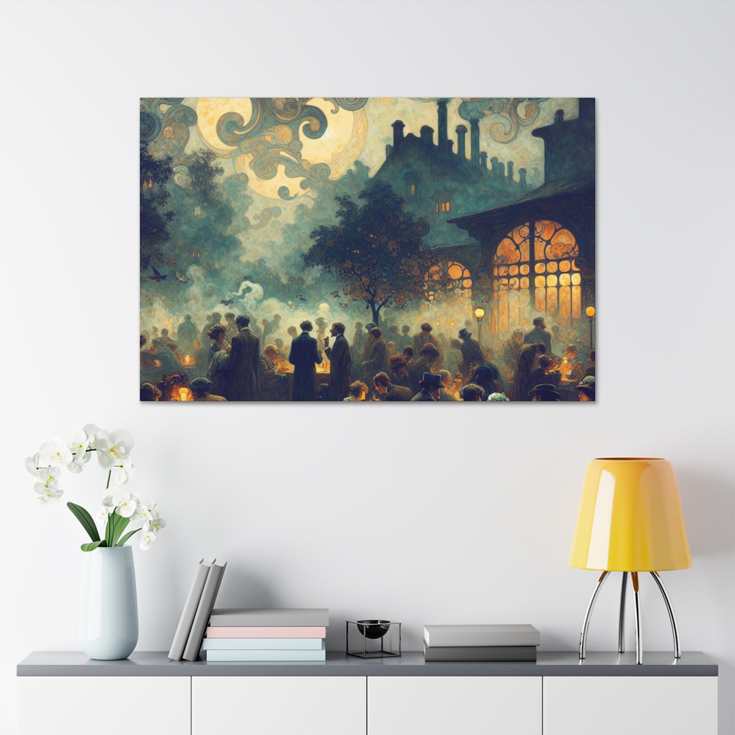 Whispering Quill Serenade - Canvas