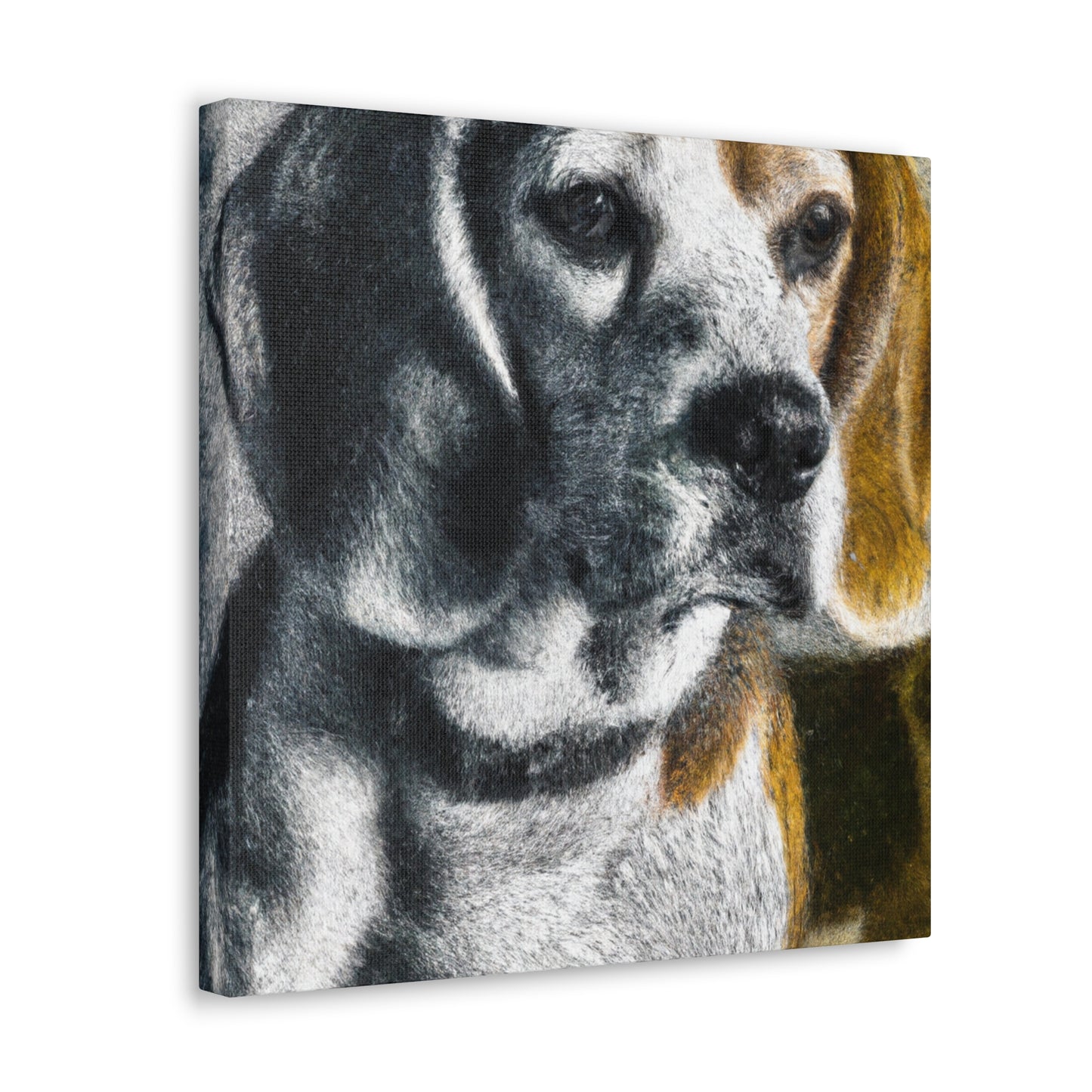 Beagle in Hyperrealism - Canvas