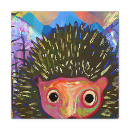 "Hedgehog in Abstraction" - Canvas