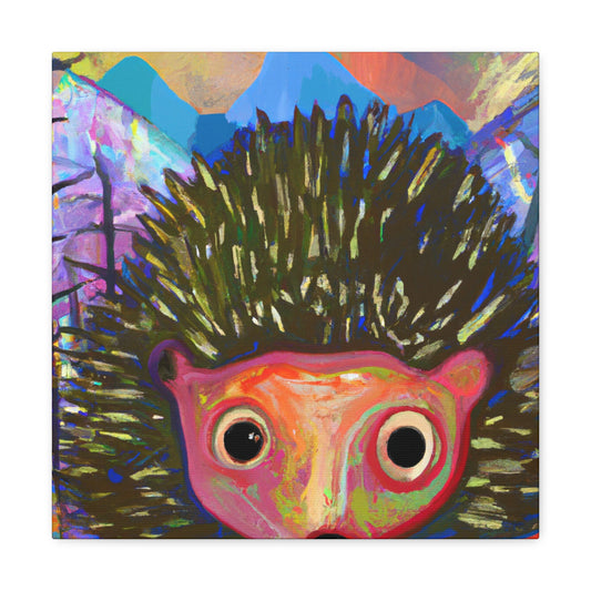 "Hedgehog in Abstraction" - Canvas