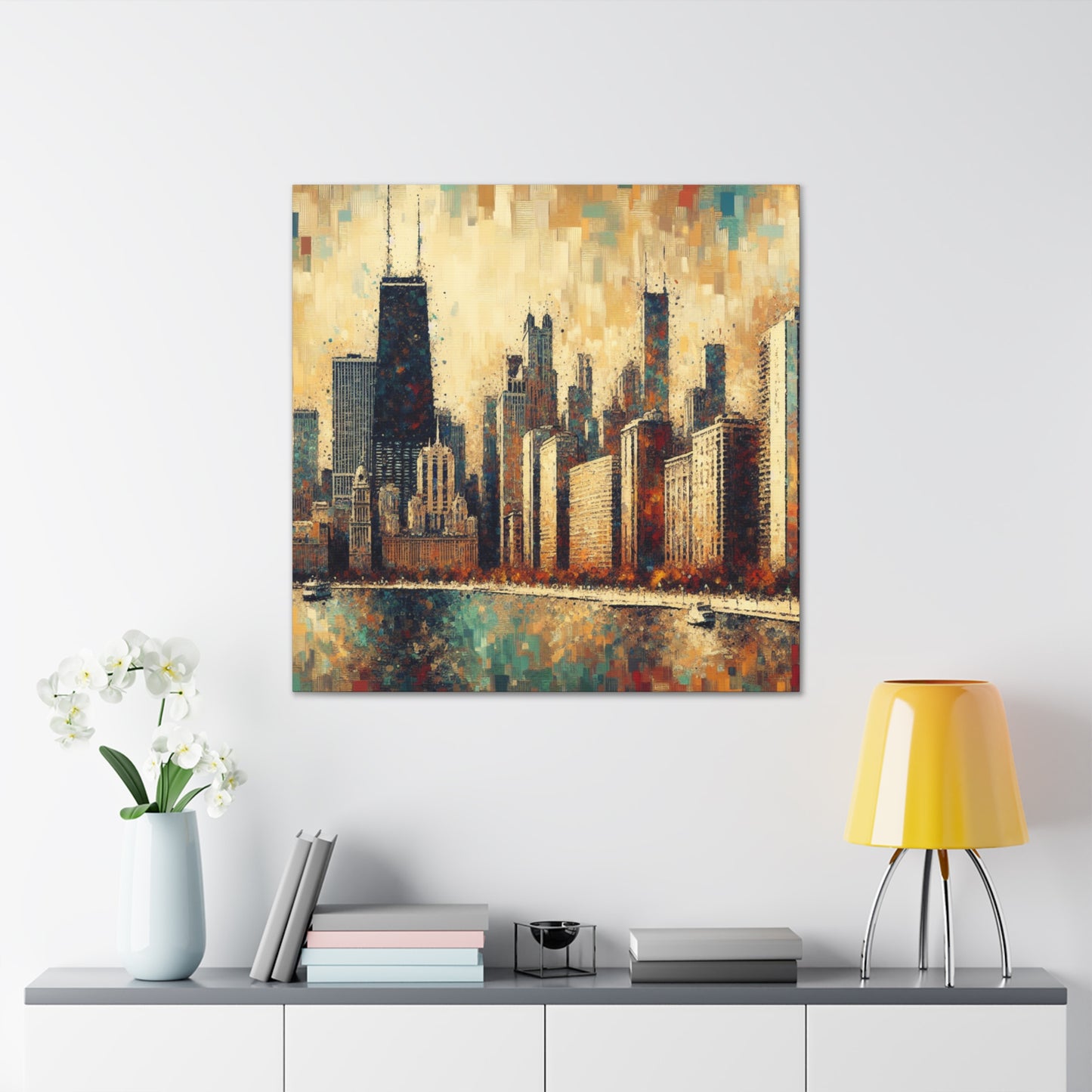 "Enchanted Urban Symphony" - Canvas