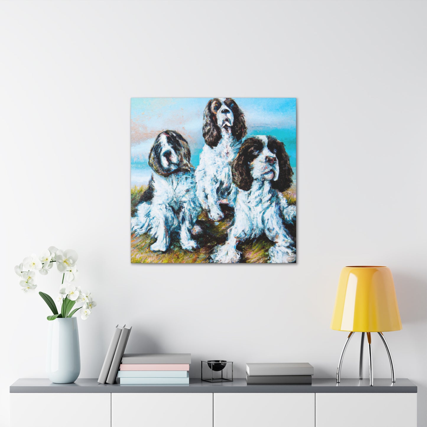 English Springer Dreams - Canvas