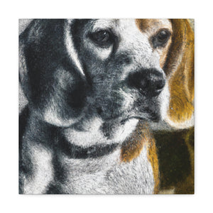 Beagle in Hyperrealism - Canvas