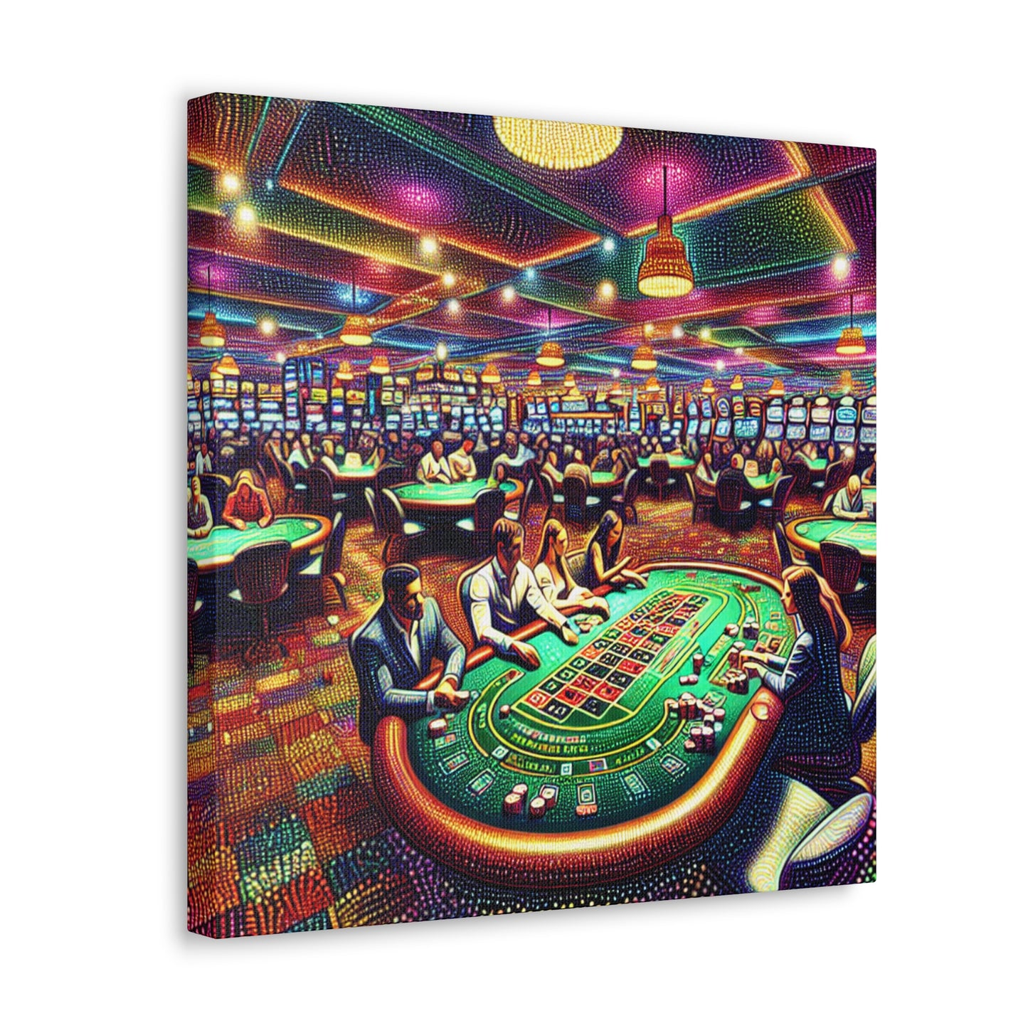 "Glittering Game Floor" - Canvas