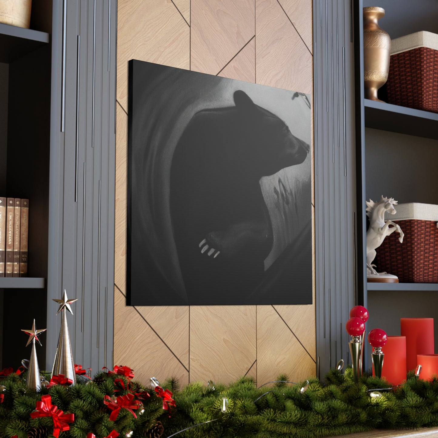 "Asiatic Black Bear Dreaming" - Canvas