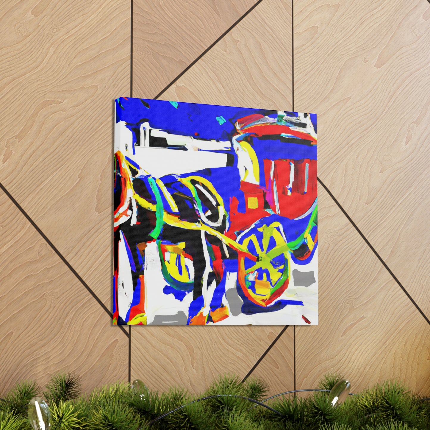 Horse and Carriage Ride - Canvas