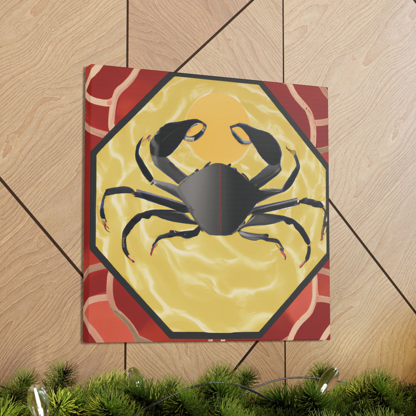 "Crab's Glamour Glows" - Canvas