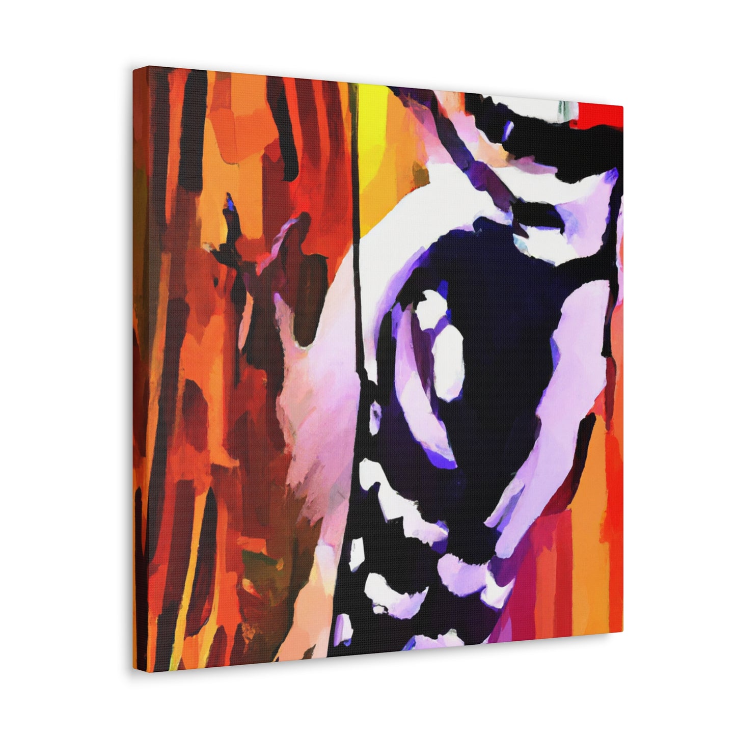 "Downy Woodpecker Wishes" - Canvas