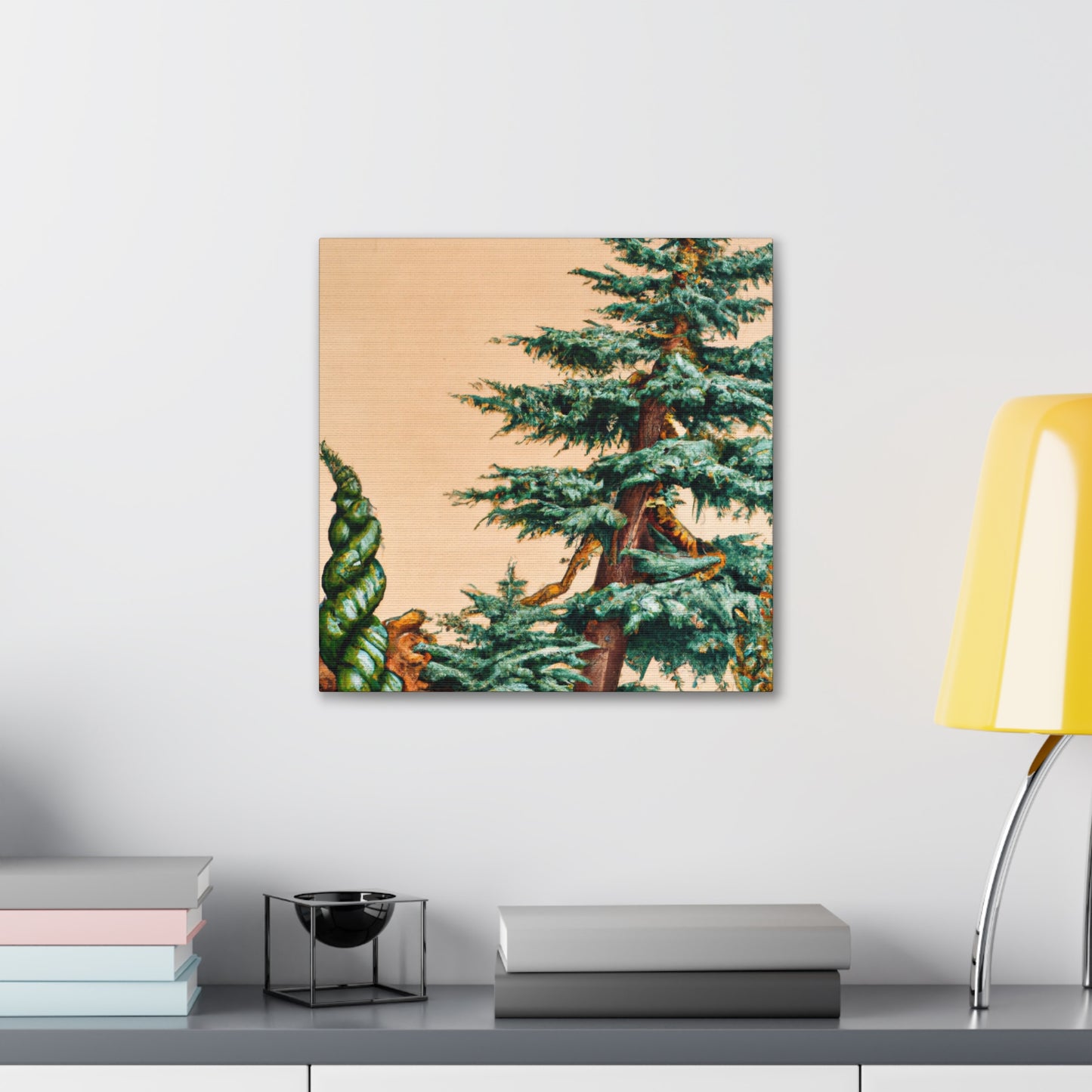 "Fir Tree in Bloom" - Canvas