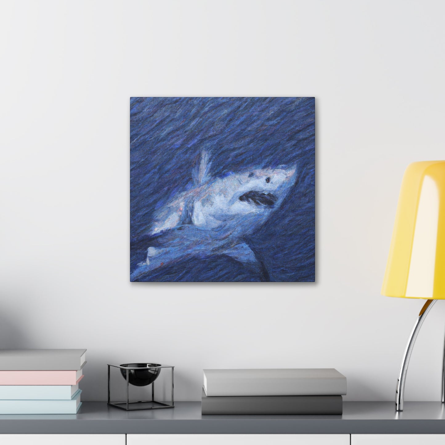 Great White Shark Apart - Canvas