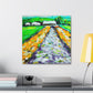 "Country Road Embrace" - Canvas