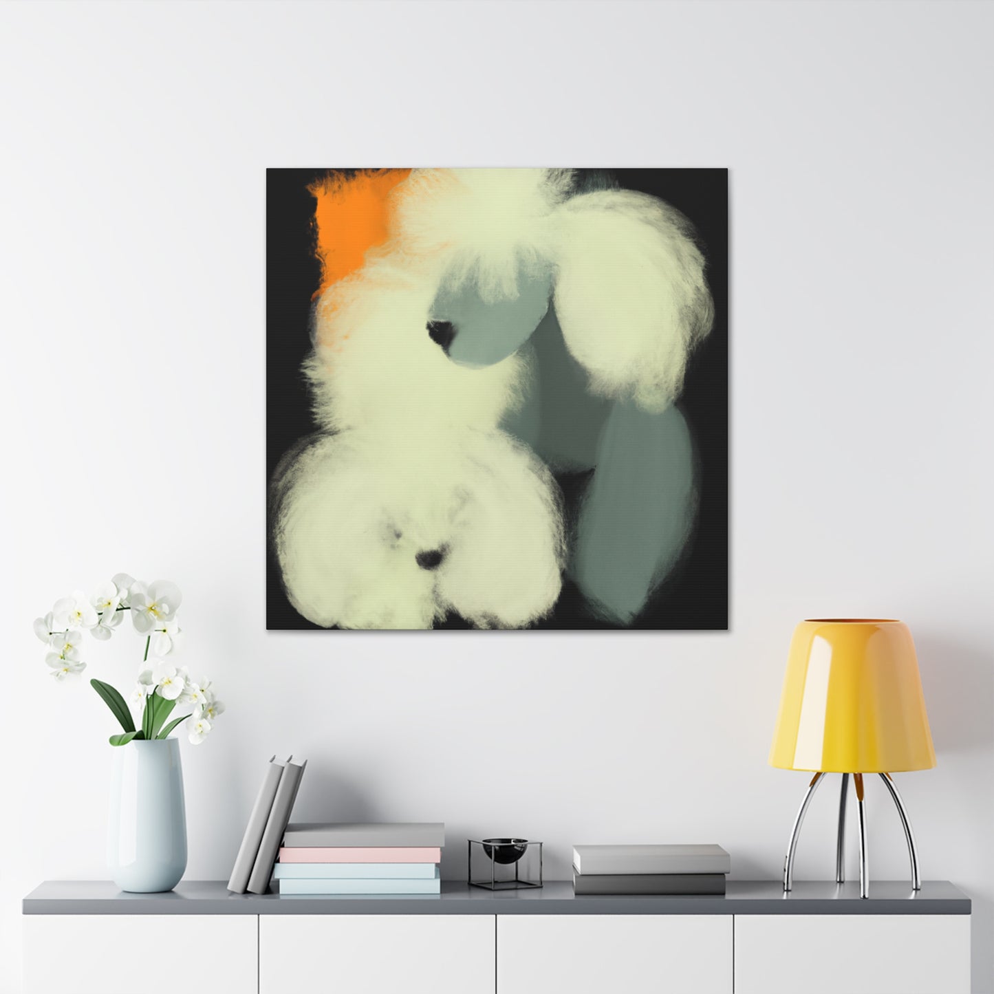 "Poodle in Abstraction" - Canvas