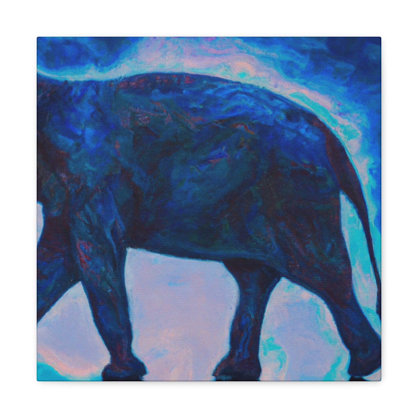 Elephant in Impressionism - Canvas