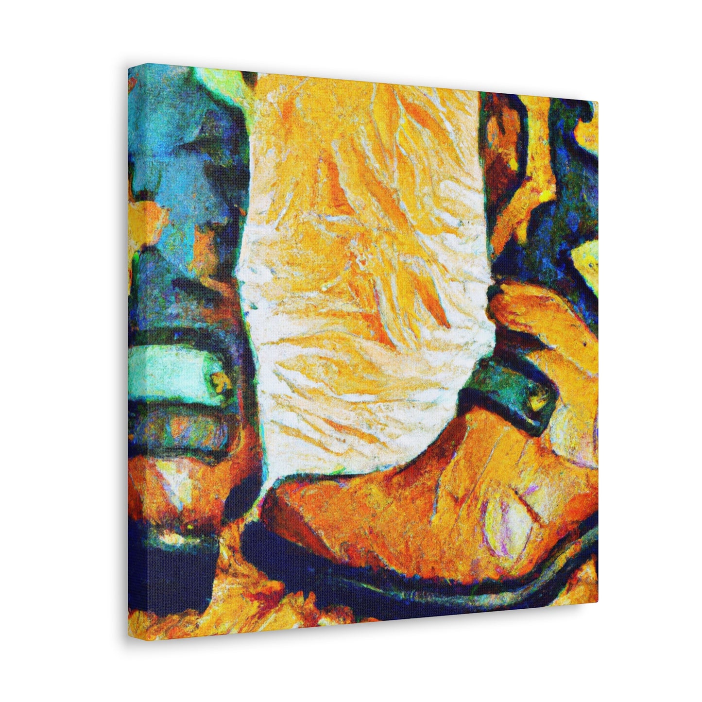 "Boots in Abstraction" - Canvas